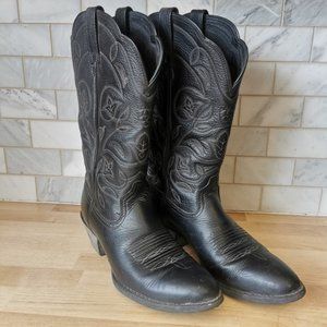 Ariat Cowboy boots black size 6 6B never worn